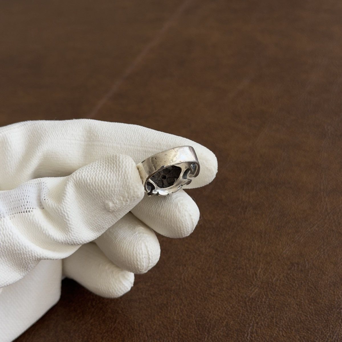 A&G Rock 925 Sterling Silver Fleur De Lis Openwork Ring Size ONE SIZE - 6 Thumbnail