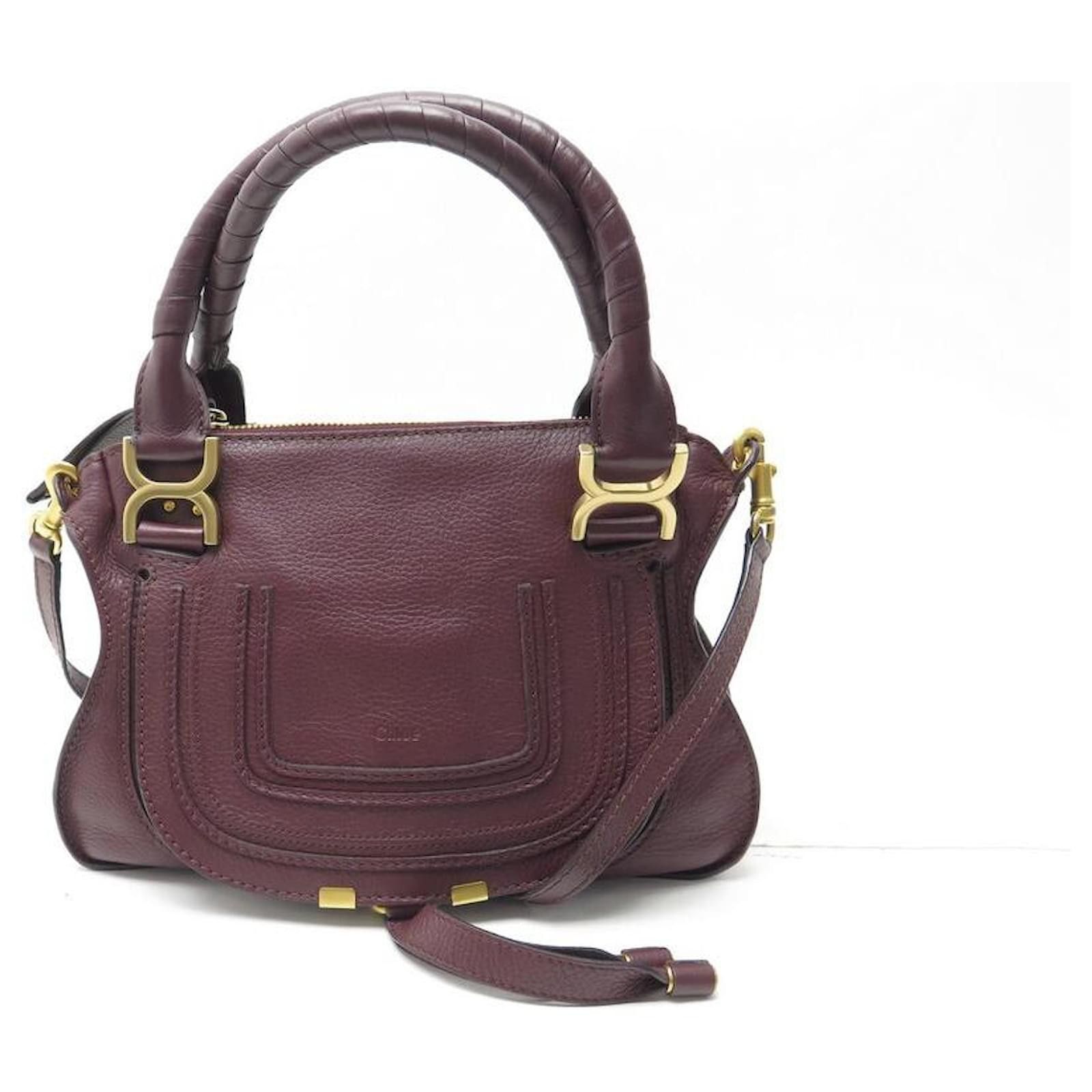 Chloe o1loc1c1024 Size: OS / Marcie Small Carry in Deep Violine Size ONE SIZE - 2 Thumbnail