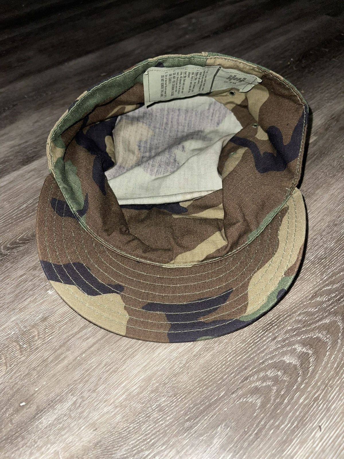 Vintage Vintage Camo Military Hat Size ONE SIZE - 4 Thumbnail