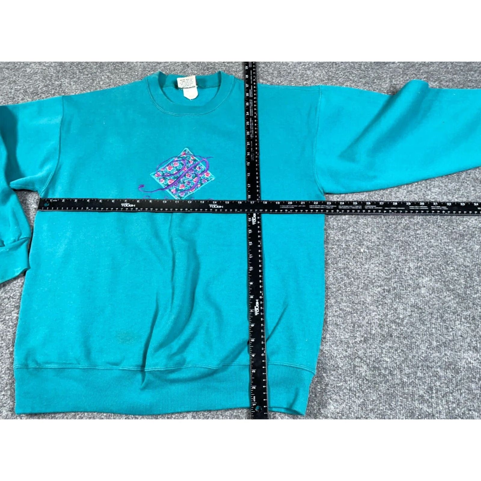 Nutmeg VTG Nutmeg Boston Embroidered Sweatshirt Adult XL Green Crewneck USA Made Size US XL / EU 56 / 4 - 7 Thumbnail