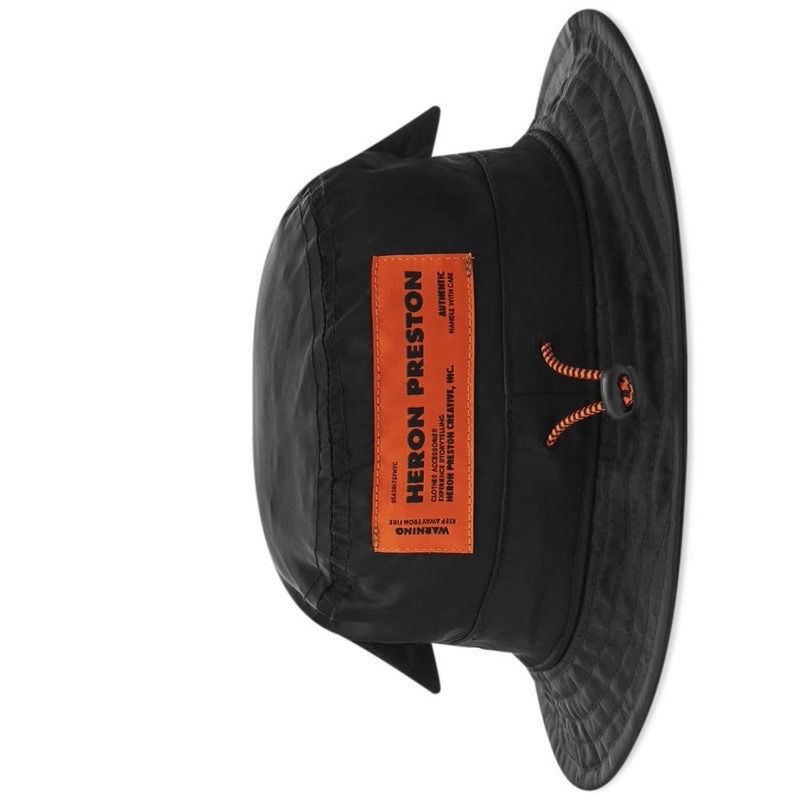 Heron Preston Heron Preston Twill Bucket Hat Black Adult Size S/M NWT Size ONE SIZE - 1 Thumbnail