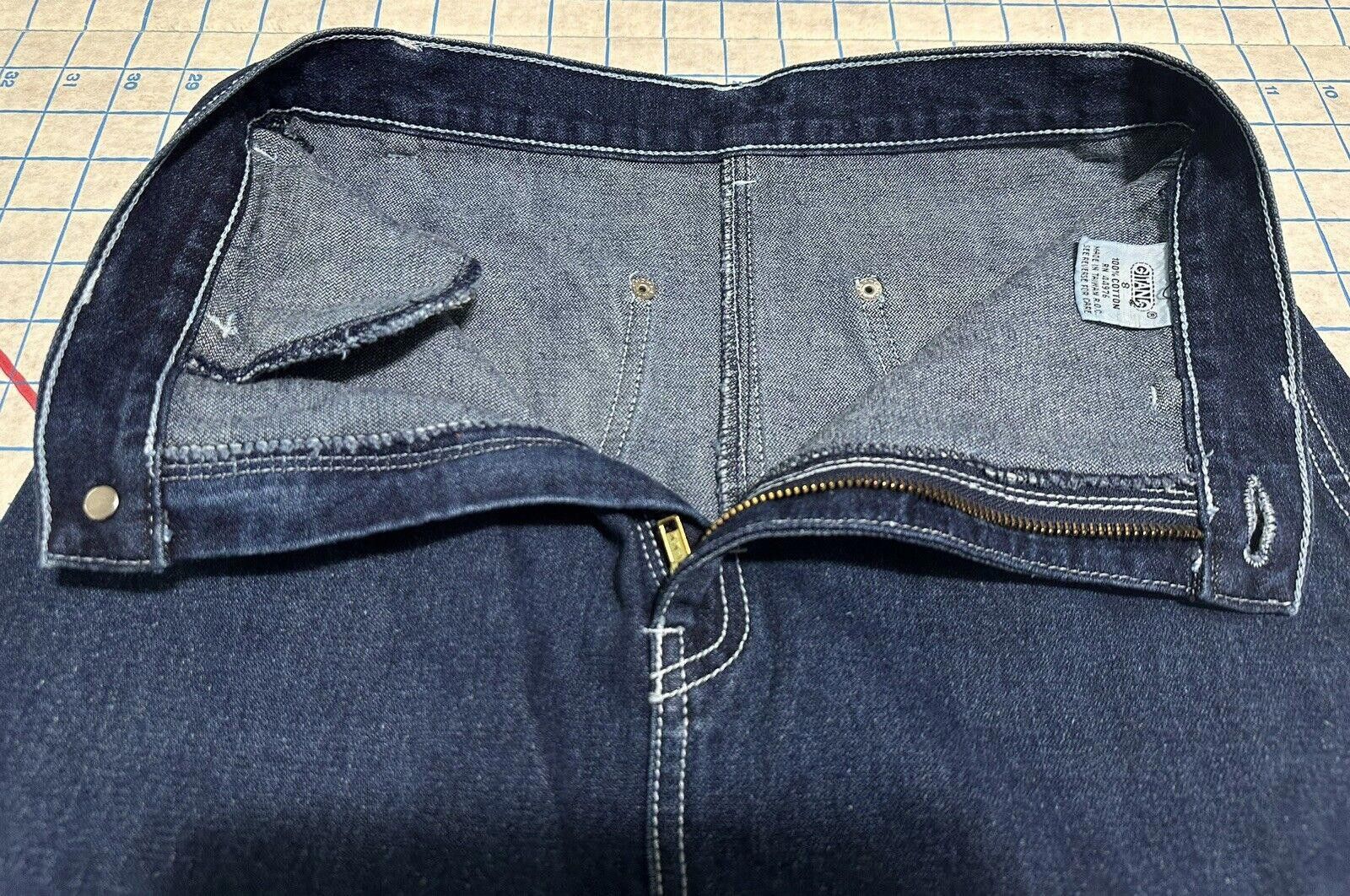 Designer Vintage Denim Jean Skirt Size 8 Gitano Heart Size 30" / US 8 / IT 44 - 8 Thumbnail