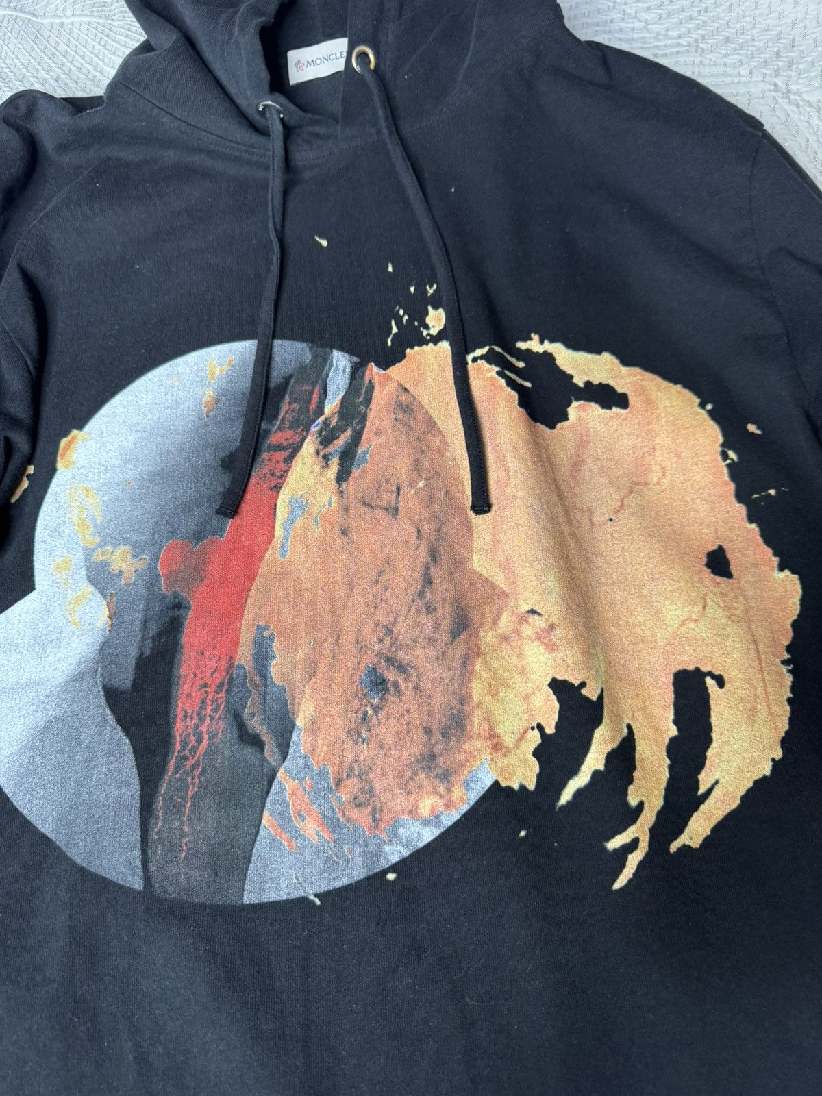 1017 ALYX 9SM × Moncler Moncler x 1017 ALYX 9SM Graphic Hoodie “Black” Size US M / EU 48-50 / 2 - 4 Thumbnail