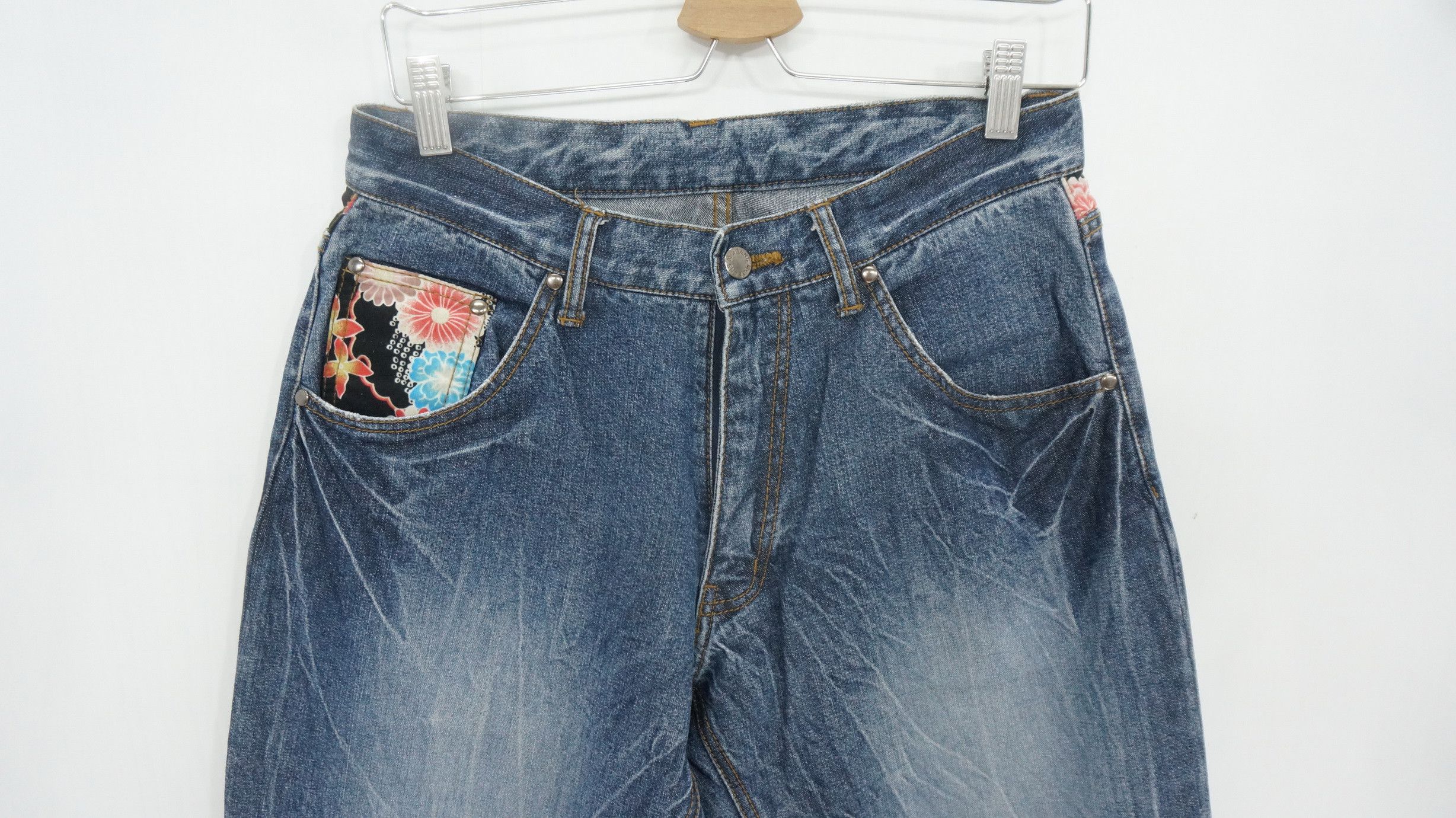 Japanese Brand 🔥 MJ Japan Vintage Jeans Size US 29 - 4 Thumbnail