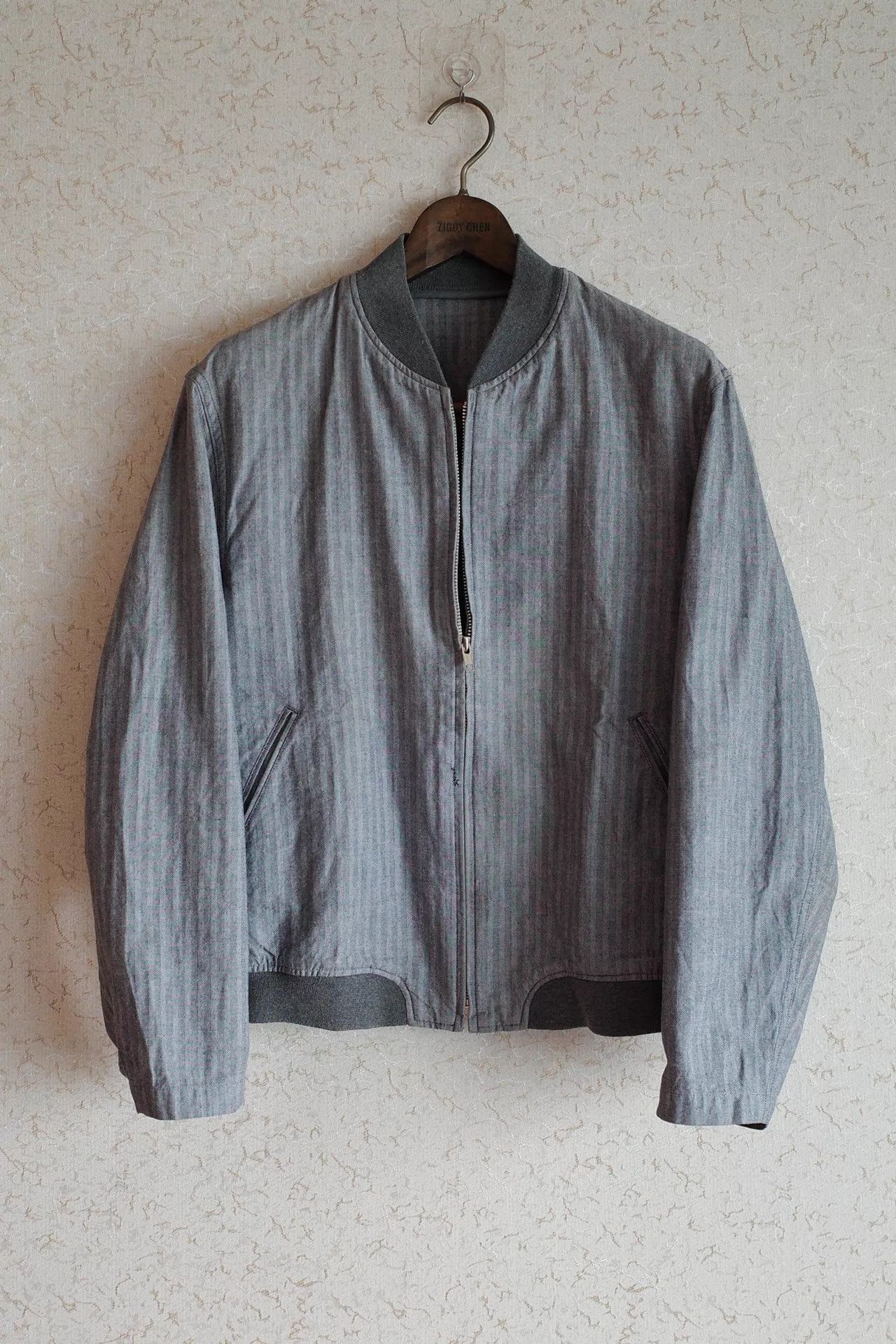 Y's for Men Y's Men's 80s Cotton Herringbone Short Jacket Size US M / EU 48-50 / 2 - 1 Thumbnail