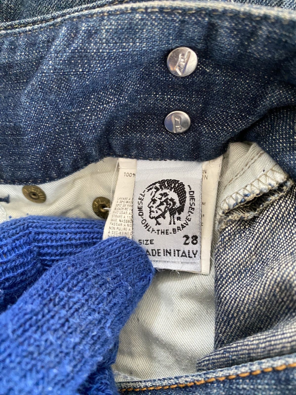Diesel Vintage Diesel Low Rise Flare Blue Faded Denim Size US 28 / EU 44 - 14 Thumbnail