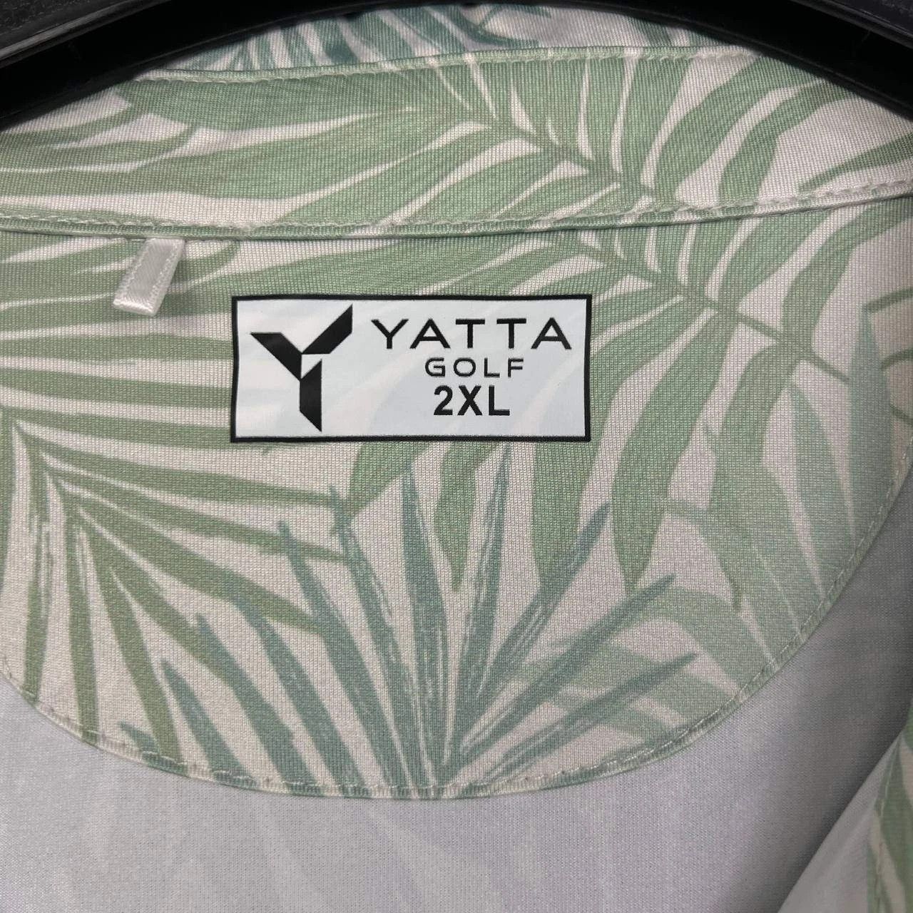 Other Yatta Golf Polo Shirt Men Hawaiian Green Collared 2XL Size US XXL / EU 58 / 5 - 7 Thumbnail