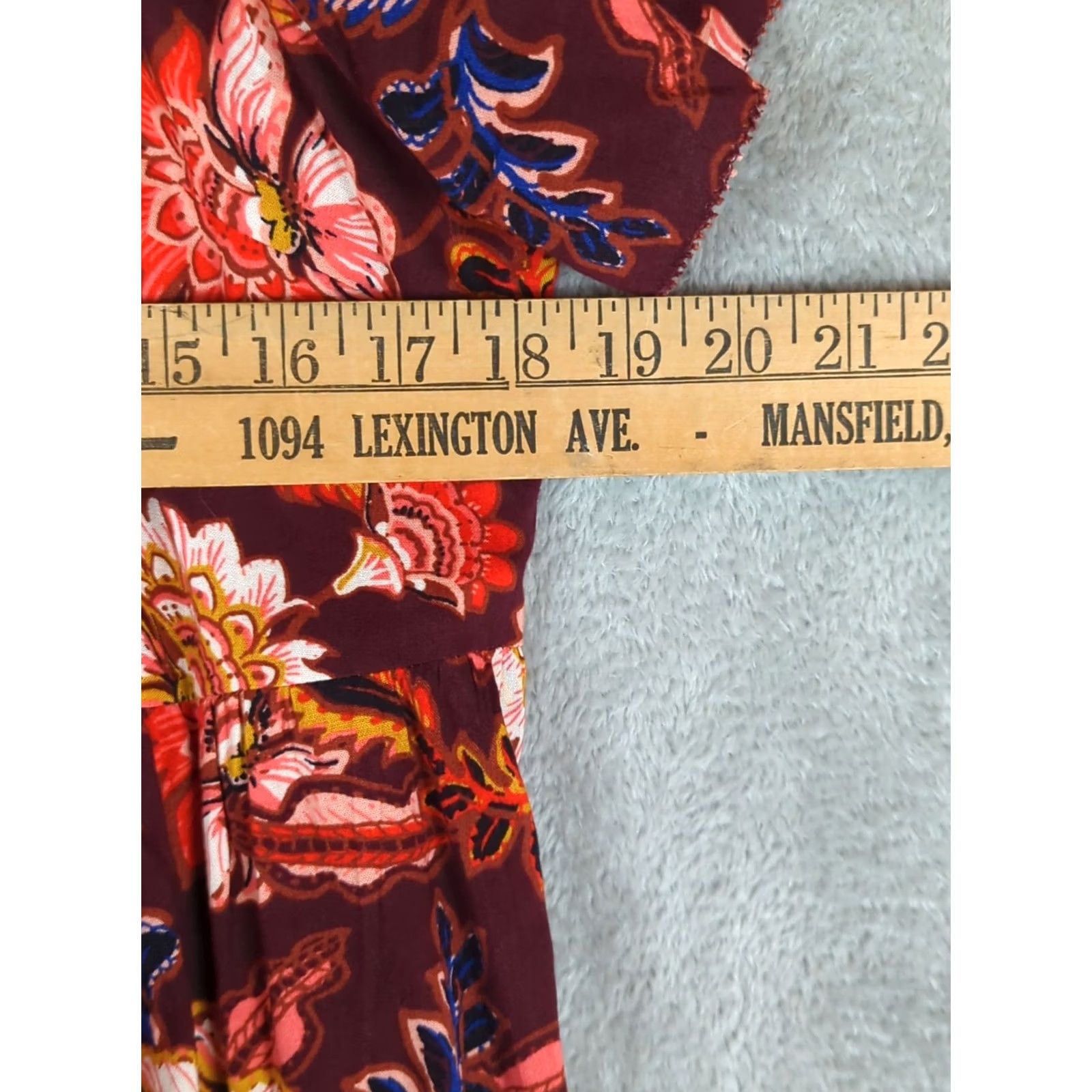 Old Navy Old Navy Dress Womens M Multicolor Floral Print Flutter Sleeve Tiered BOHO Size M / US 6-8 / IT 42-44 - 5 Thumbnail