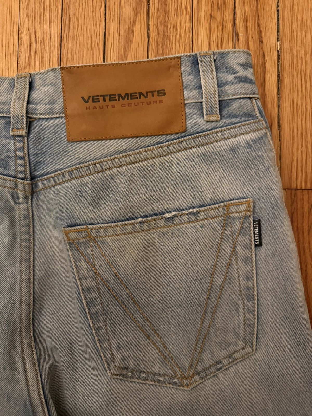 Vetements Vetements Haute Couture Paris Garderobe Jeans Size US 31 - 4 Thumbnail