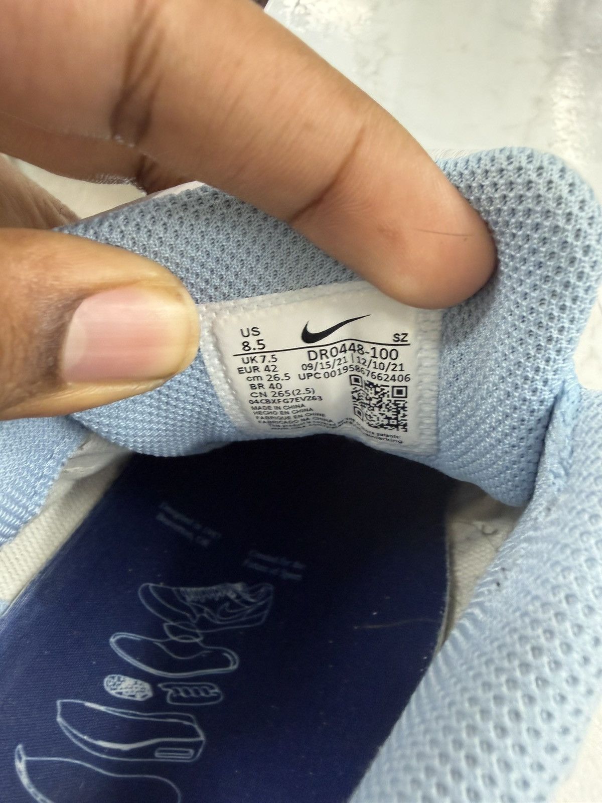 Nike Nike Air Max 1 Premium Blueprint Size 8.5 (2022) Size US 8 / EU 41 - 10 Thumbnail