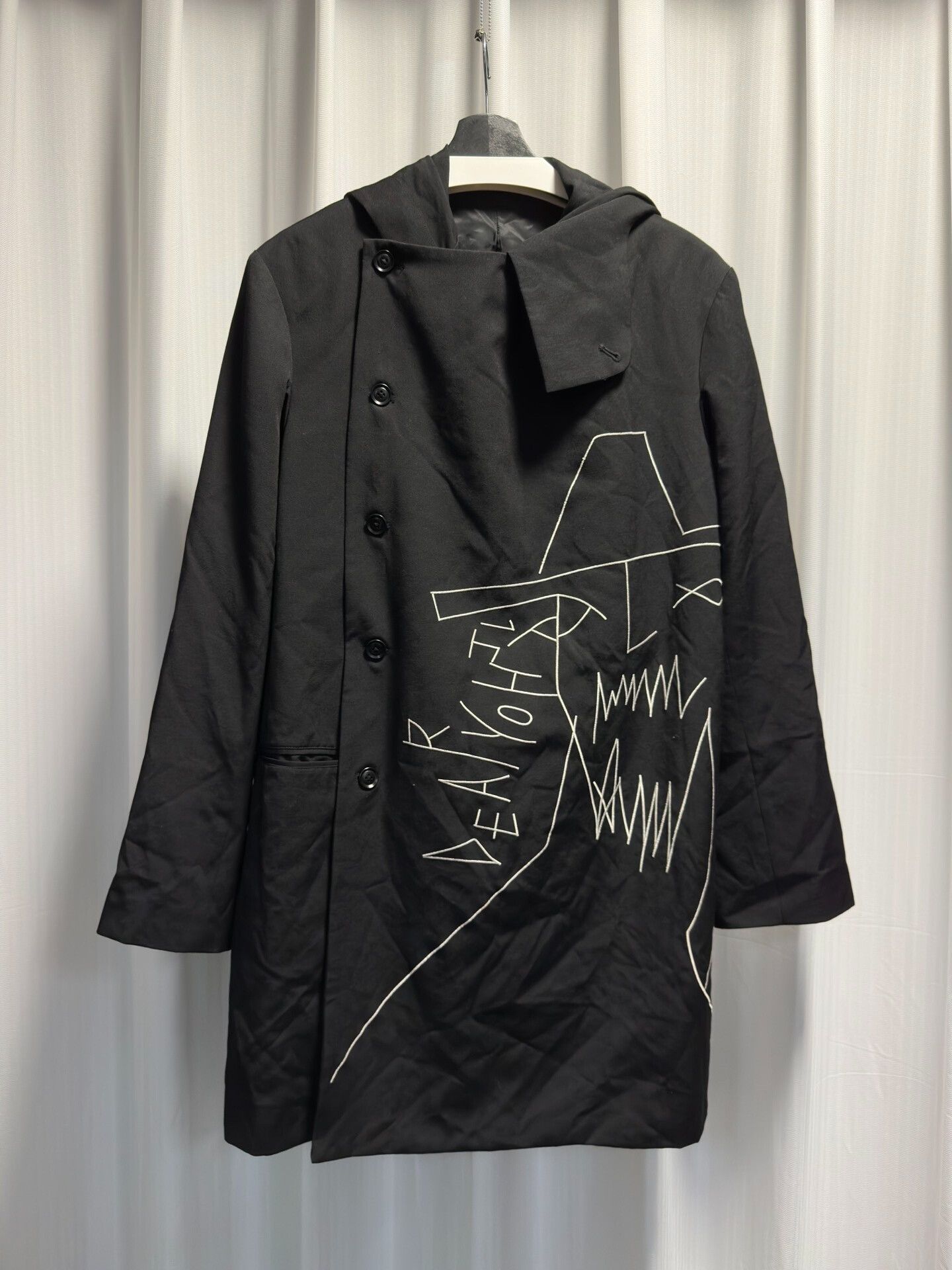 Yohji Yamamoto Yohji Yamamoto 2016AW Hooded Long Jacket Size US M / EU 48-50 / 2 - 1 Thumbnail