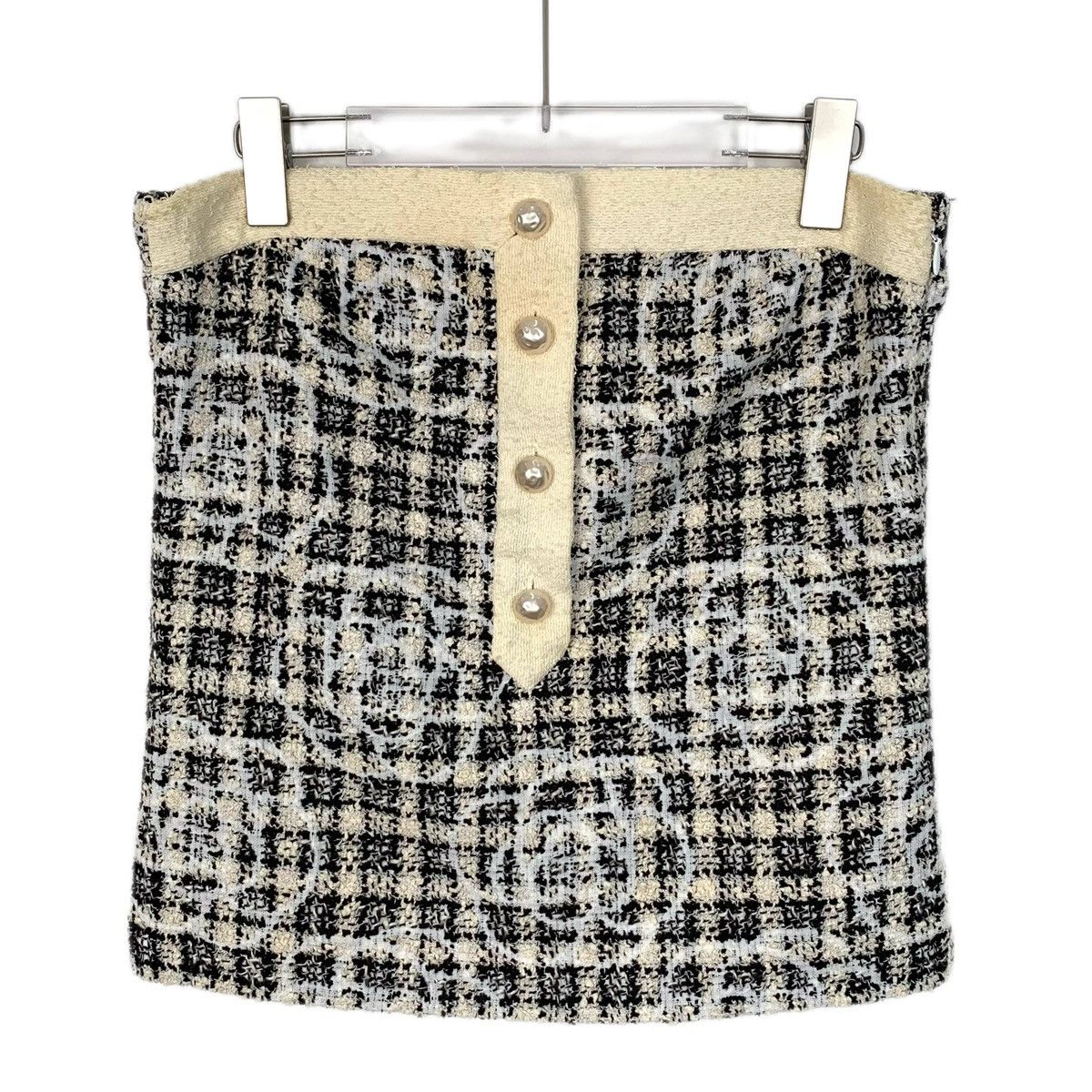Chanel Chanel Woven Tube Top With Pearl Buttons K26WX Size XS / US 0-2 / IT 36-38 - 1 Thumbnail