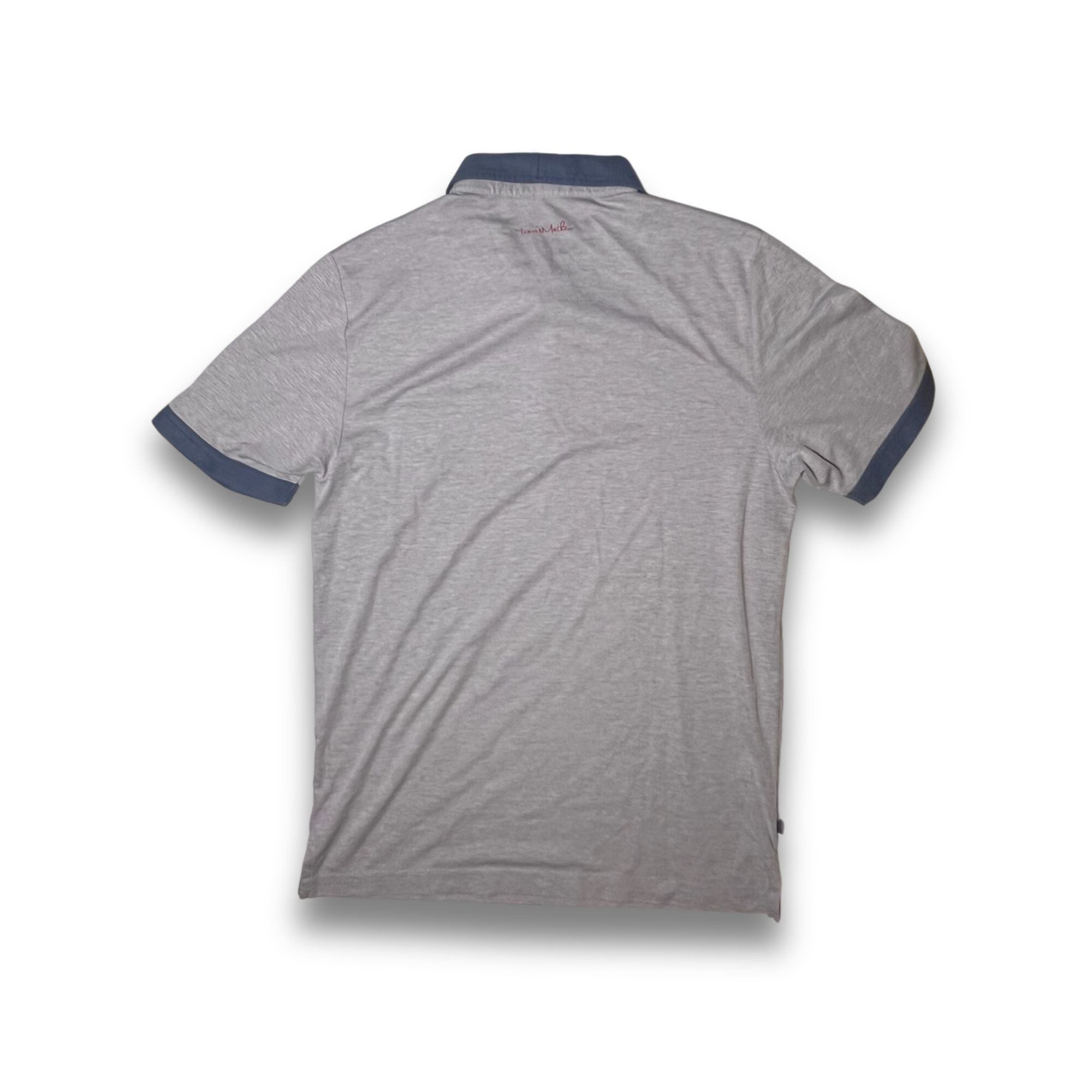 TravisMathew Travis Mathew Mens Polo Shirt Gray/Blue Size M Stylish & Com Size US M / EU 48-50 / 2 - 3 Thumbnail
