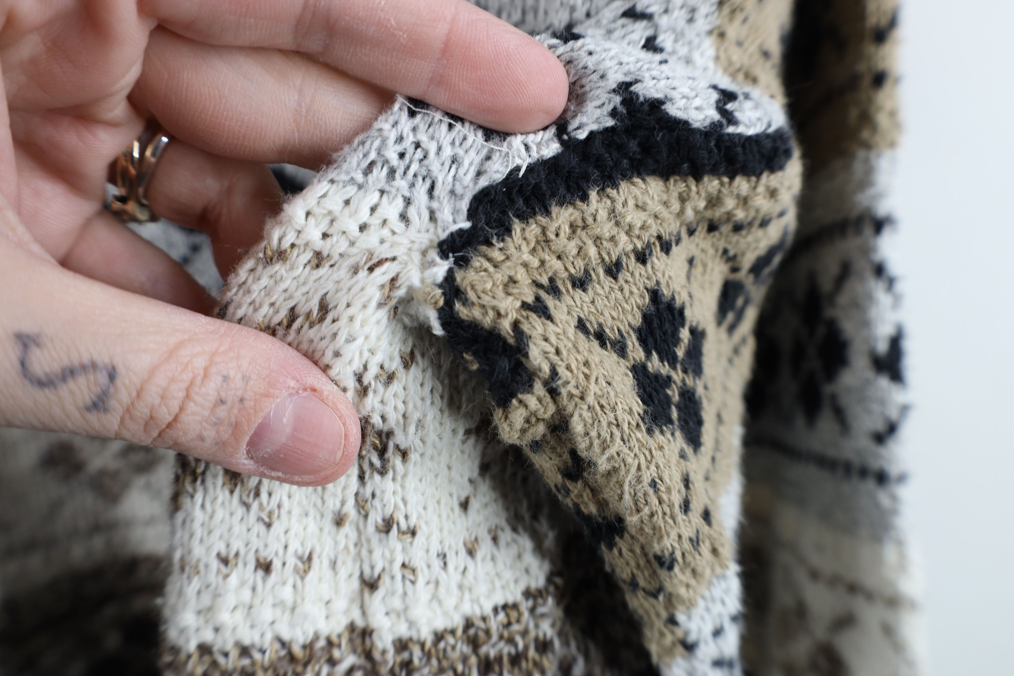Vintage Vintage 90s Streetwear Knit Fair Isle Argyle Sweater USA Size US M / EU 48-50 / 2 - 9 Thumbnail