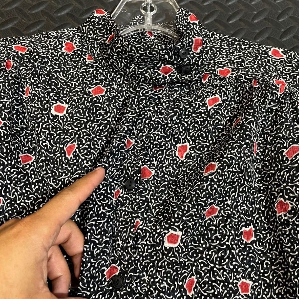 Pendleton VINTAGE Pendleton Shirt Button-Up Black Red Print Women 10 Petite Sophisticates Country Button-Up Shirt Women’s Size 10 Size L / US 10 / IT 46 - 3 Thumbnail