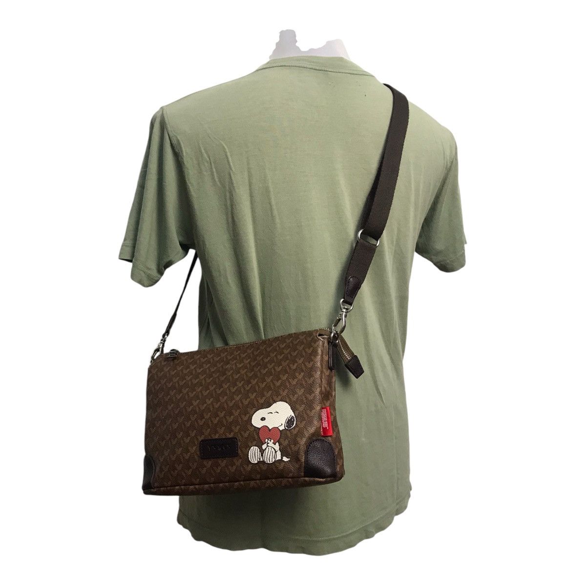Japanese Brand × Y's × Yohji Yamamoto Y’Saccs Yohji Yamamoto Monogram Sling Bag Size ONE SIZE - 5 Thumbnail