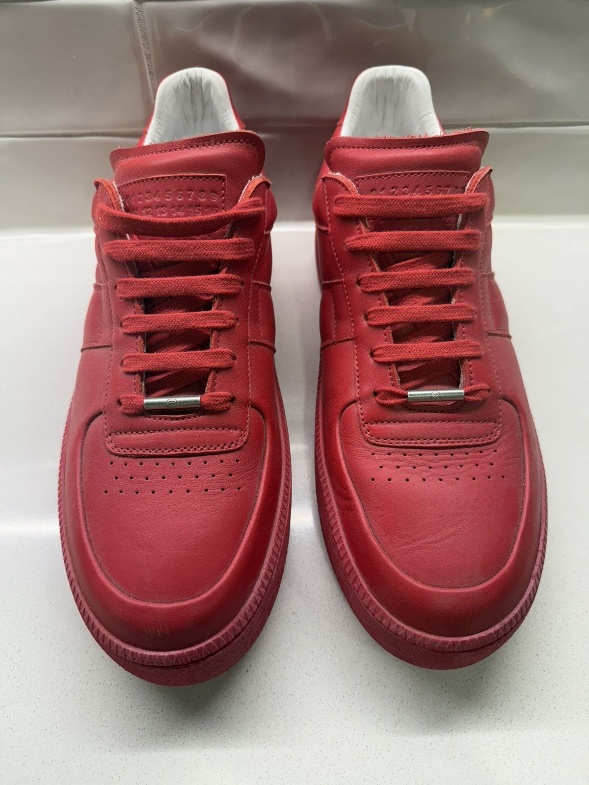 Maison Margiela RARE Maison Margiela Sub Low Red Size US 9 / EU 42 - 1 Thumbnail