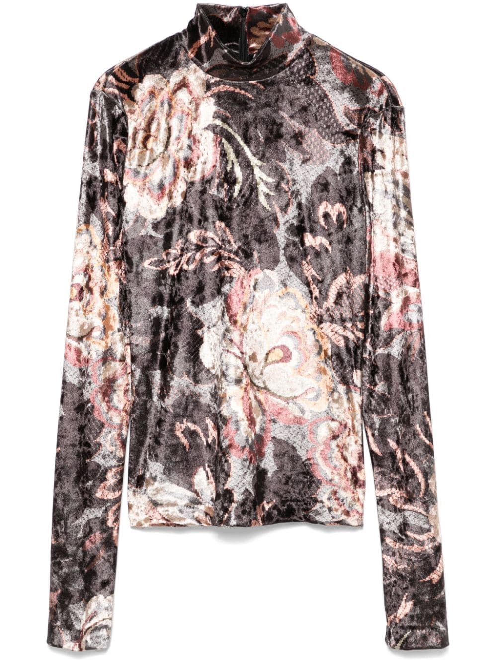 Etro PRINTED HIGH-NECK SWEATER Size S / US 4 / IT 40 - 1 Thumbnail