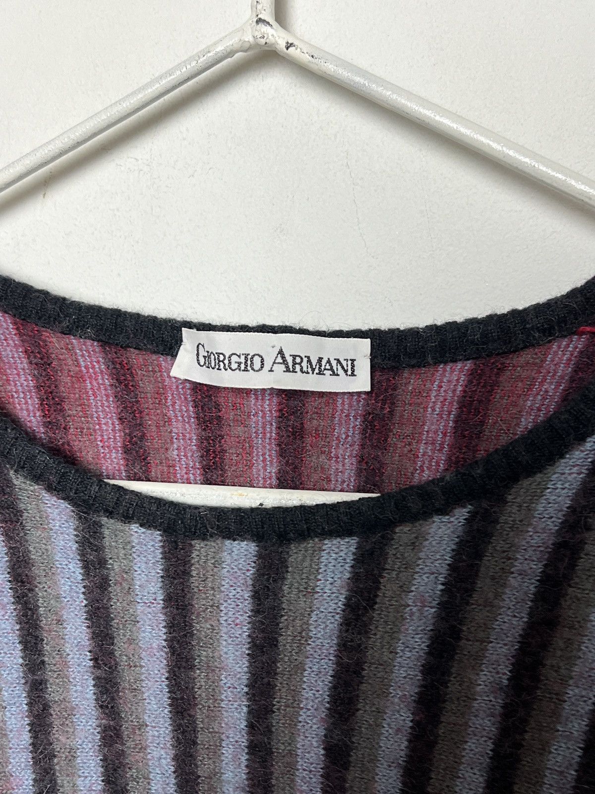 Giorgio Armani armani 90s wool alpaca vintage sweater s-m Size US M / EU 48-50 / 2 - 3 Thumbnail