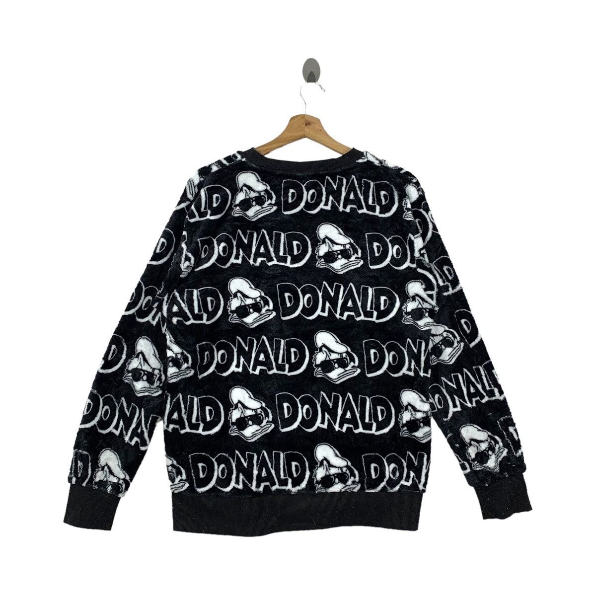 Cartoon Network × Disney DONALD DUCK Disney Cartoon Fullprint Fleece Sweatshirt Size US M / EU 48-50 / 2 - 2 Thumbnail