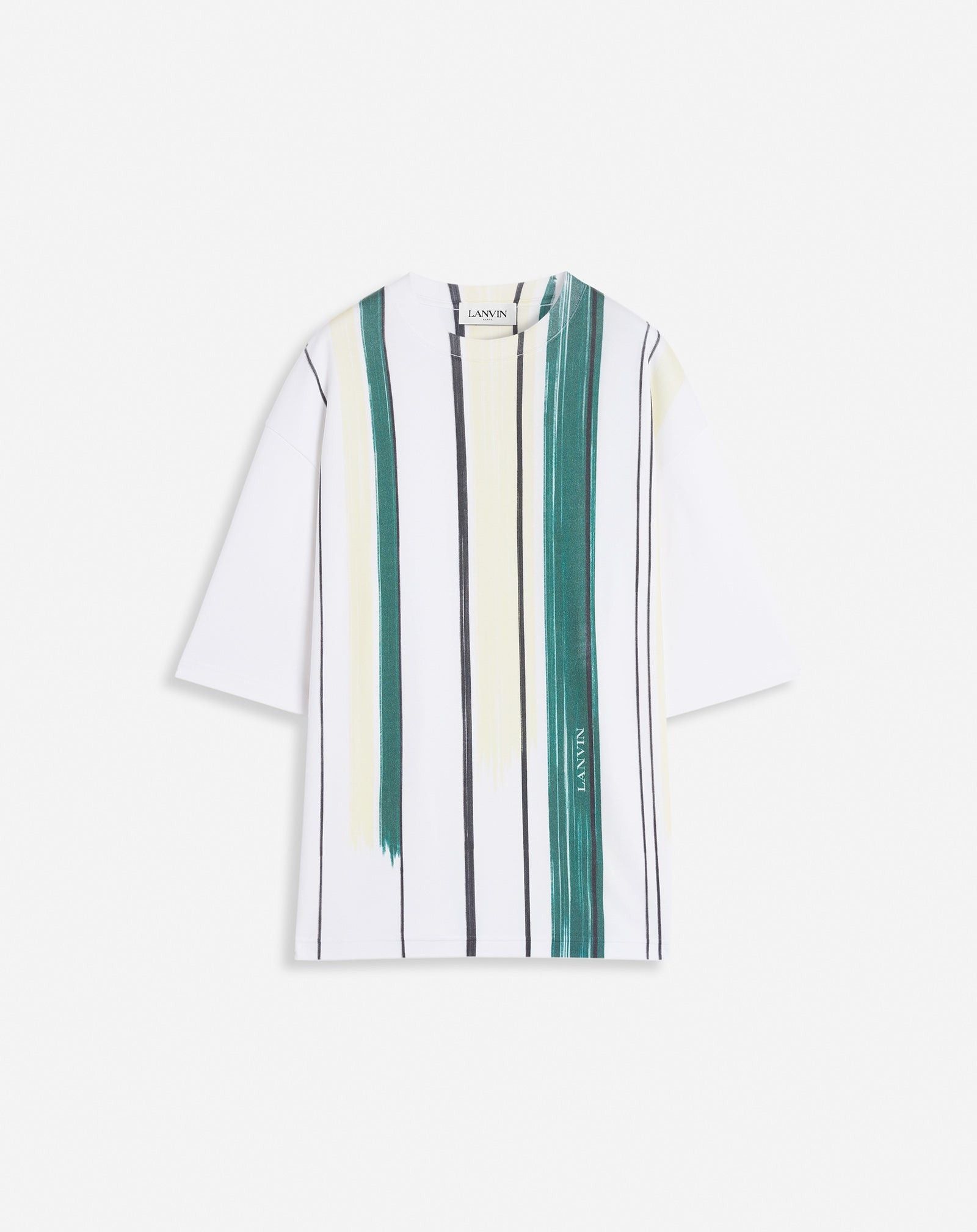Lanvin o1mle0825 Loose-Fitting Printed T-Shirt in Multicolor Size US L / EU 52-54 / 3 - 1 Thumbnail