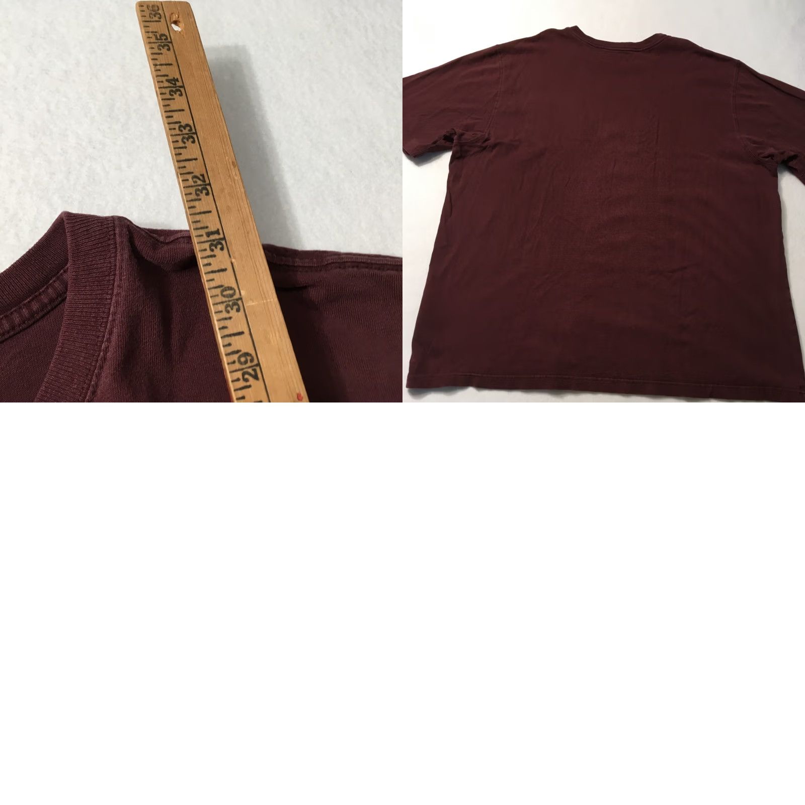 Carhartt Carhartt Pullover Mens 2XL Burgundy Men Loose Fit Heavy Weight Pocket Short Sleeve Size Size US 39 - 8 Thumbnail
