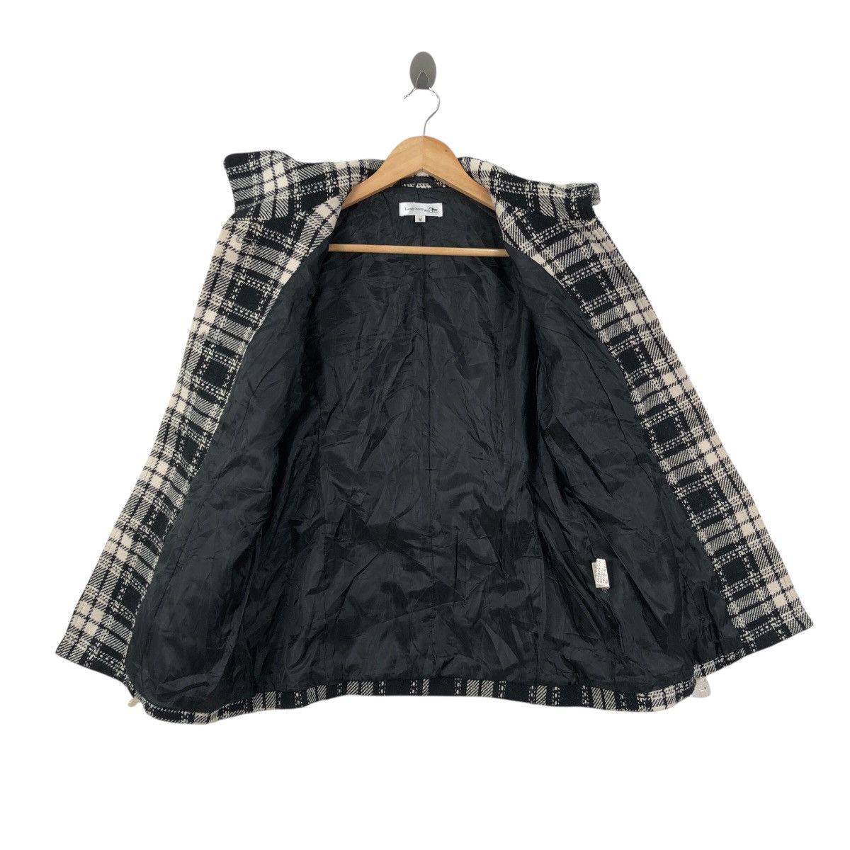 Longchamp × Vintage Vintage French Luxury LONGCHAMP PARIS Checkered Jacket Size M / US 6-8 / IT 42-44 - 5 Thumbnail