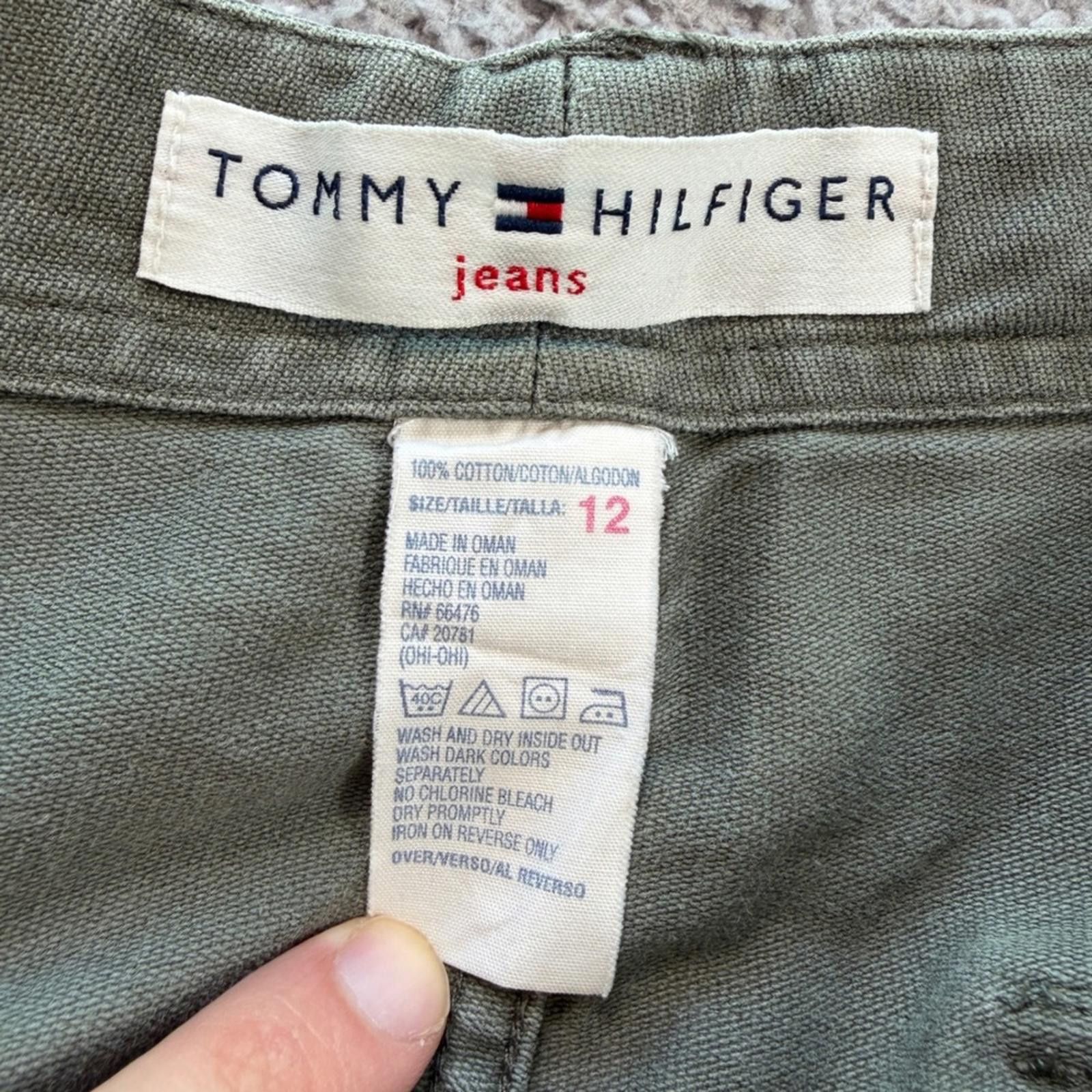 Tommy Hilfiger Tommy Hilfiger Jeans Womens Olive Green Utility Shorts 12 Size 34" / US 12 / IT 48 - 4 Thumbnail