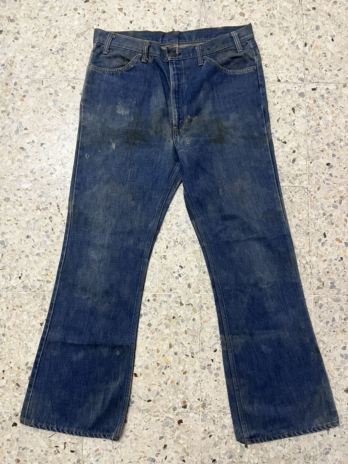 Levi's True crazy vintage rare 70s levis oren tag 646 bell bottom Size US 37 - 1 Thumbnail