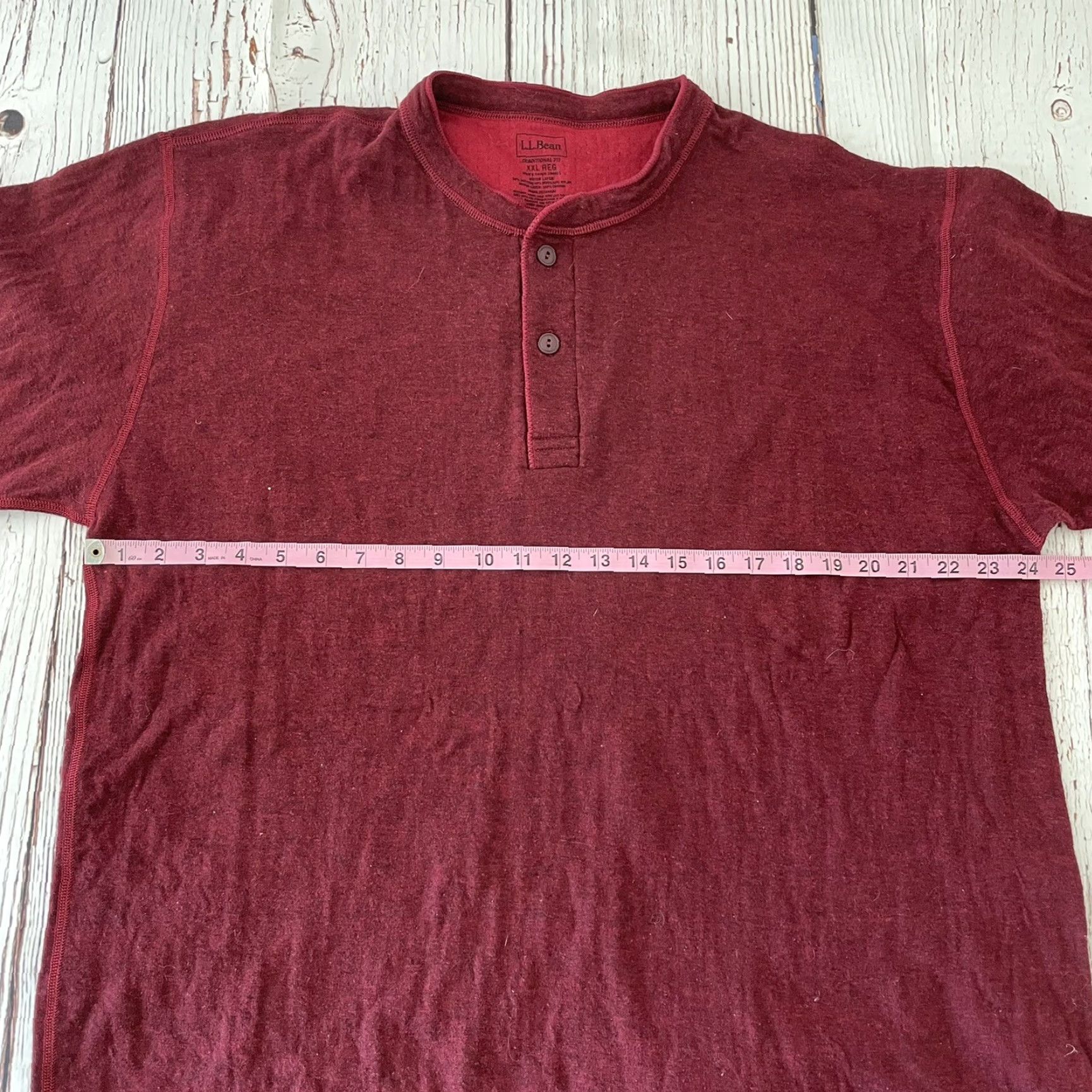 Vintage L.L. Bean River Drivers Traditional Long Sleeve Button Front Shirt Men's XXL Red Size US XXL / EU 58 / 5 - 4 Thumbnail