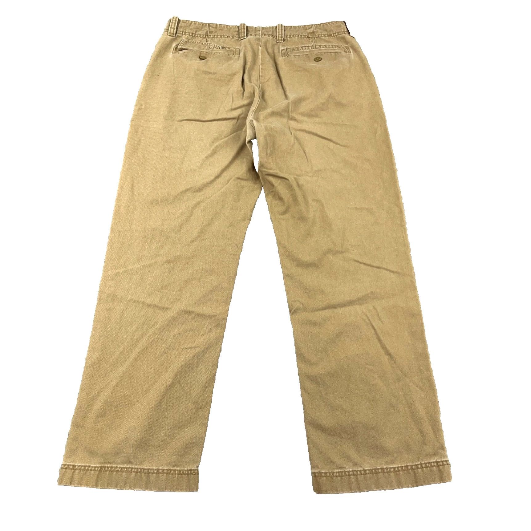 Vintage VINTAGE J Crew Men Chino Pants Slacks 34x30 Khaki Brown Comfort Straight Leg Preppy Size US 34 / EU 50 - 2 Thumbnail