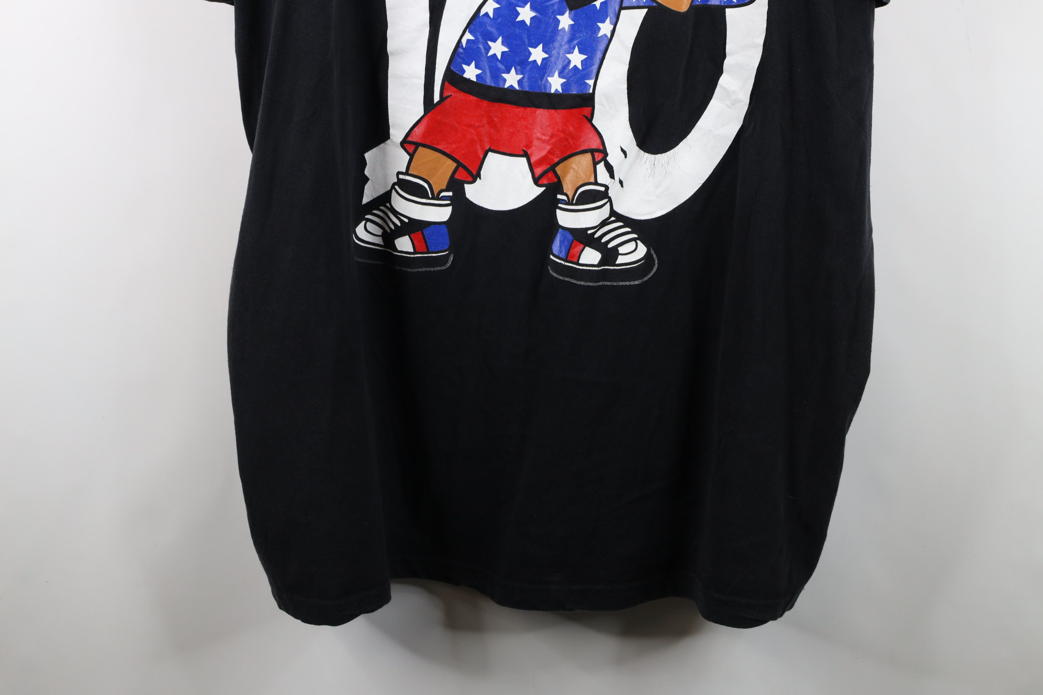 Vintage Vintage Y2K Streetwear It 100 Bart Simpson Dab T-Shirt Black Size US XXL / EU 58 / 5 - 3 Thumbnail