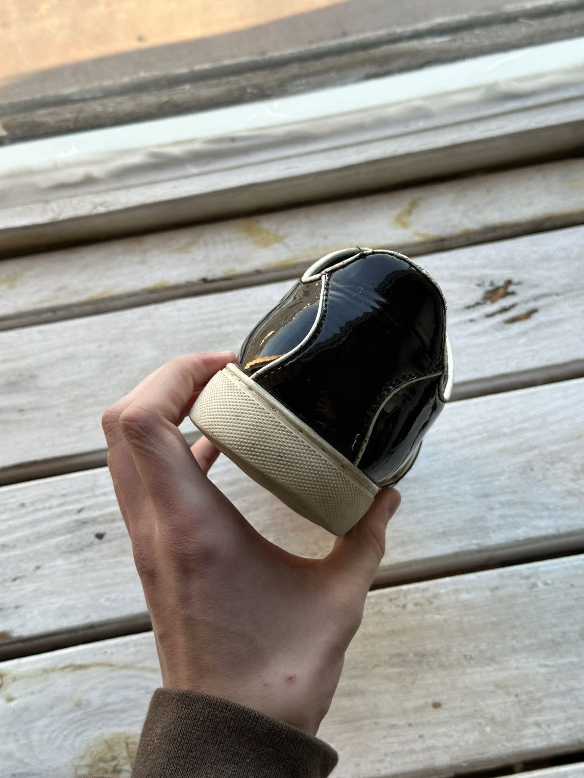 Designer × Emporio Armani × Giorgio Armani 🚨ARMANI BLACK SHOES MINIMALISM SNEAKERS MONOGRAM LUXURY Size US 6 / EU 39 - 5 Thumbnail