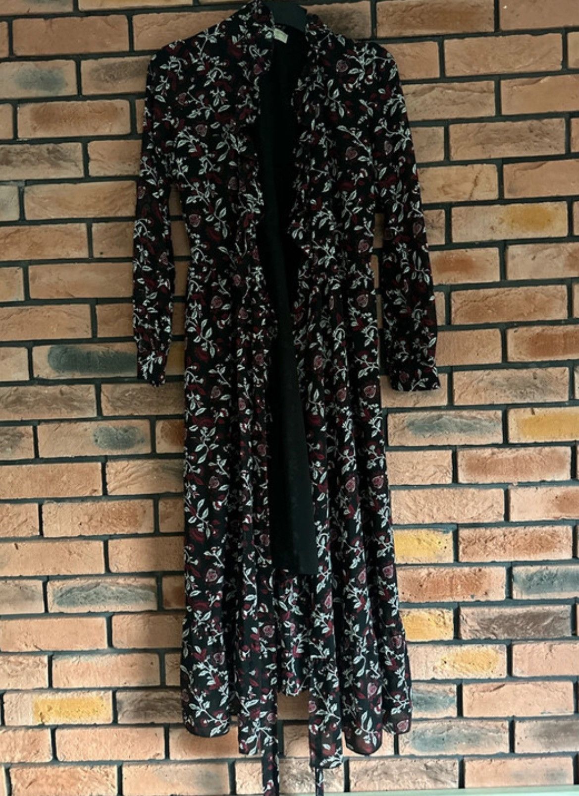 Michael Kors Michael Kors Women's Midi Ruffle Wrap Dress Size S / US 4 / IT 40 - 1 Thumbnail