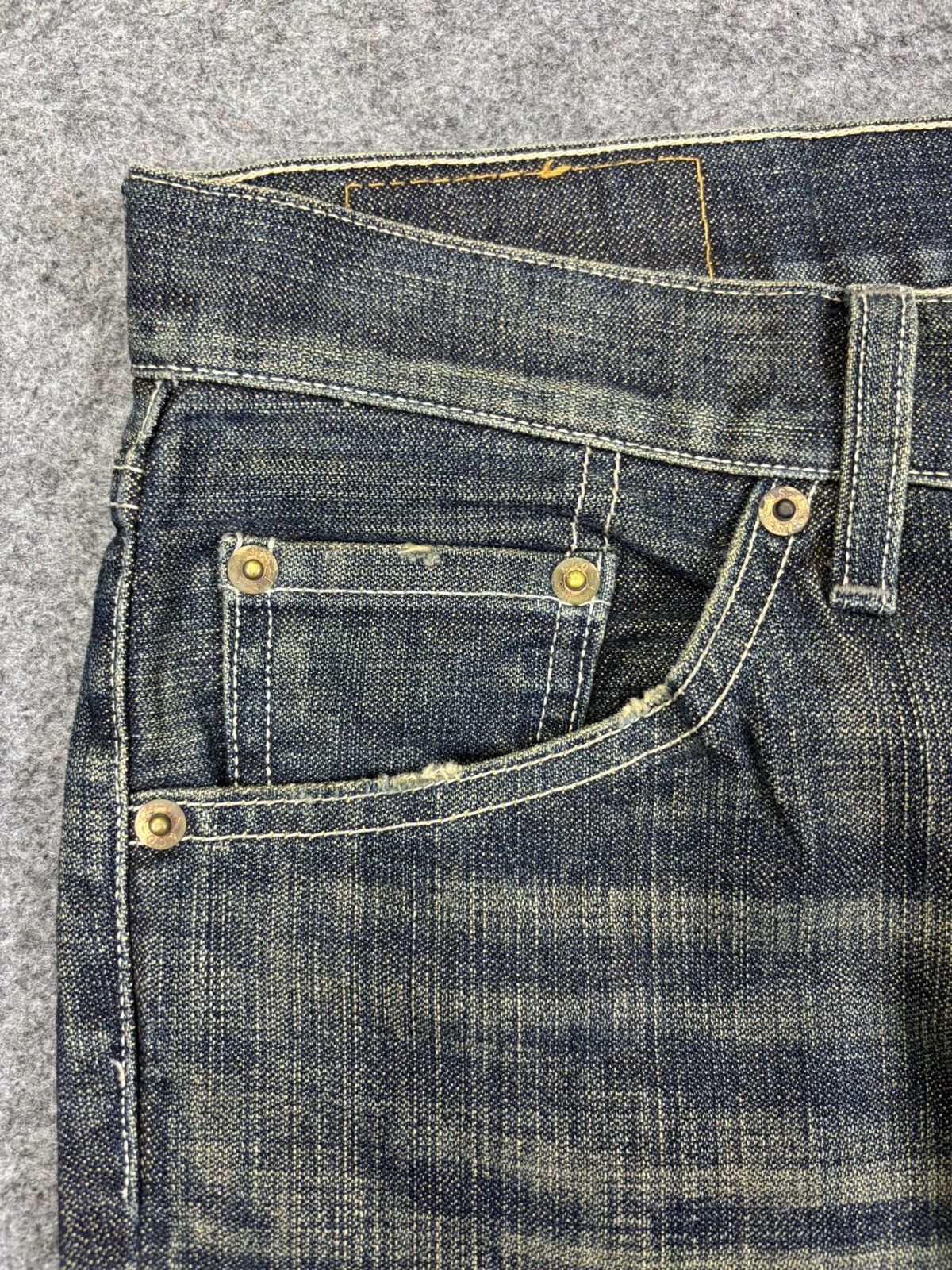 Levi's 💥Rusty Indigo Fades💥Flare Levis 517 Minimalist Denim F969 Size US 31 - 5 Thumbnail