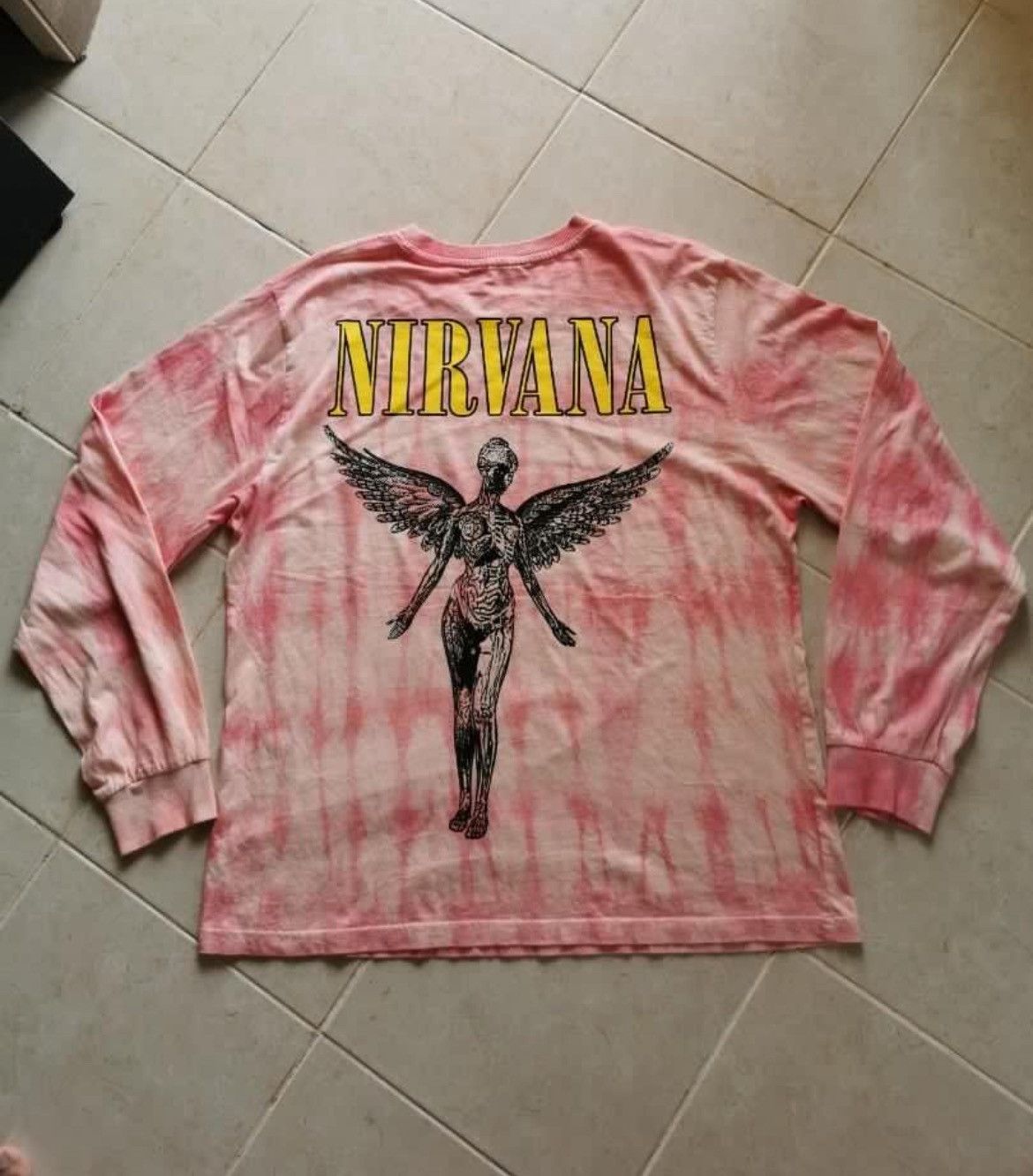 Band Tees × Nirvana Vintage Tie Dye Band Nirvana in Utero Size US L / EU 52-54 / 3 - 4 Thumbnail