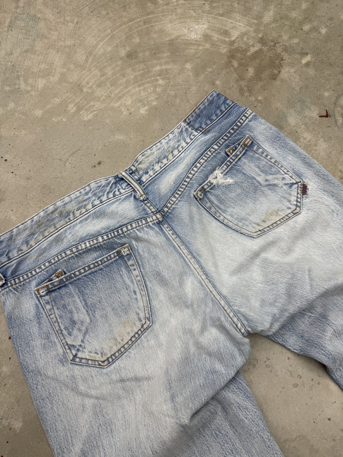 Prps PRPS Distressed Vintage Washed Jeans Size US 30 / EU 46 - 4 Thumbnail