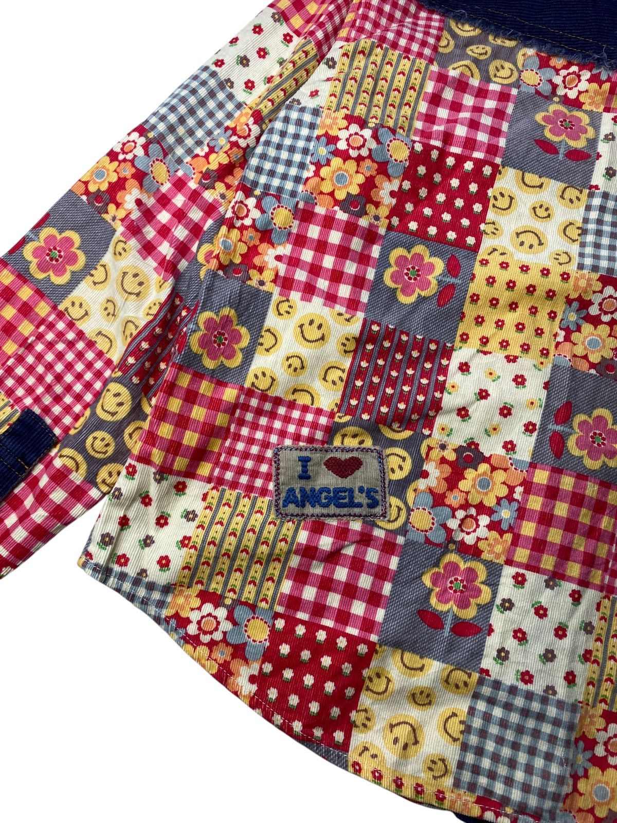 Angel Blue 2000's Angel Blue Patchwork Corduroy Shirts Size US M / EU 48-50 / 2 - 10 Thumbnail