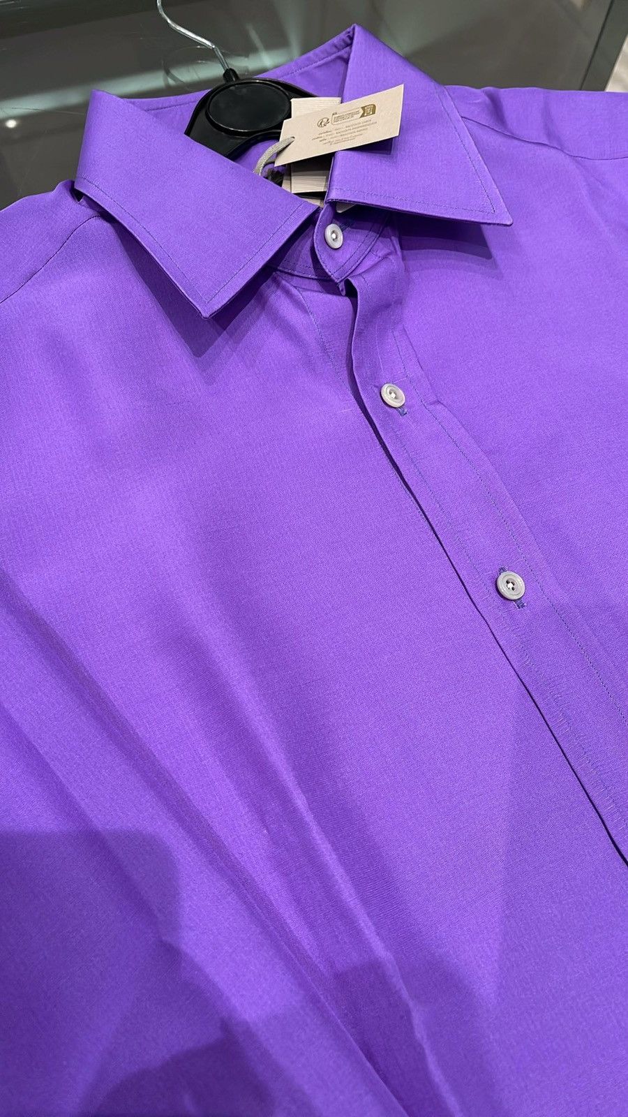 Tom Ford o1loc1c0125 HSBC01 Pure Silk Shirt in Purple Size US M / EU 48-50 / 2 - 4 Thumbnail
