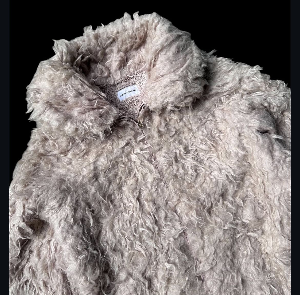 Tsumori Chisato 2000s Tsumori Chisato by Issey Miyake Fur Collar Jacket Size US M / EU 48-50 / 2 - 3 Thumbnail