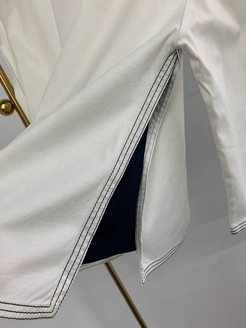 Loro Piana LORO PIANA White long-sleeved jacket Size M / US 6-8 / IT 42-44 - 3 Thumbnail