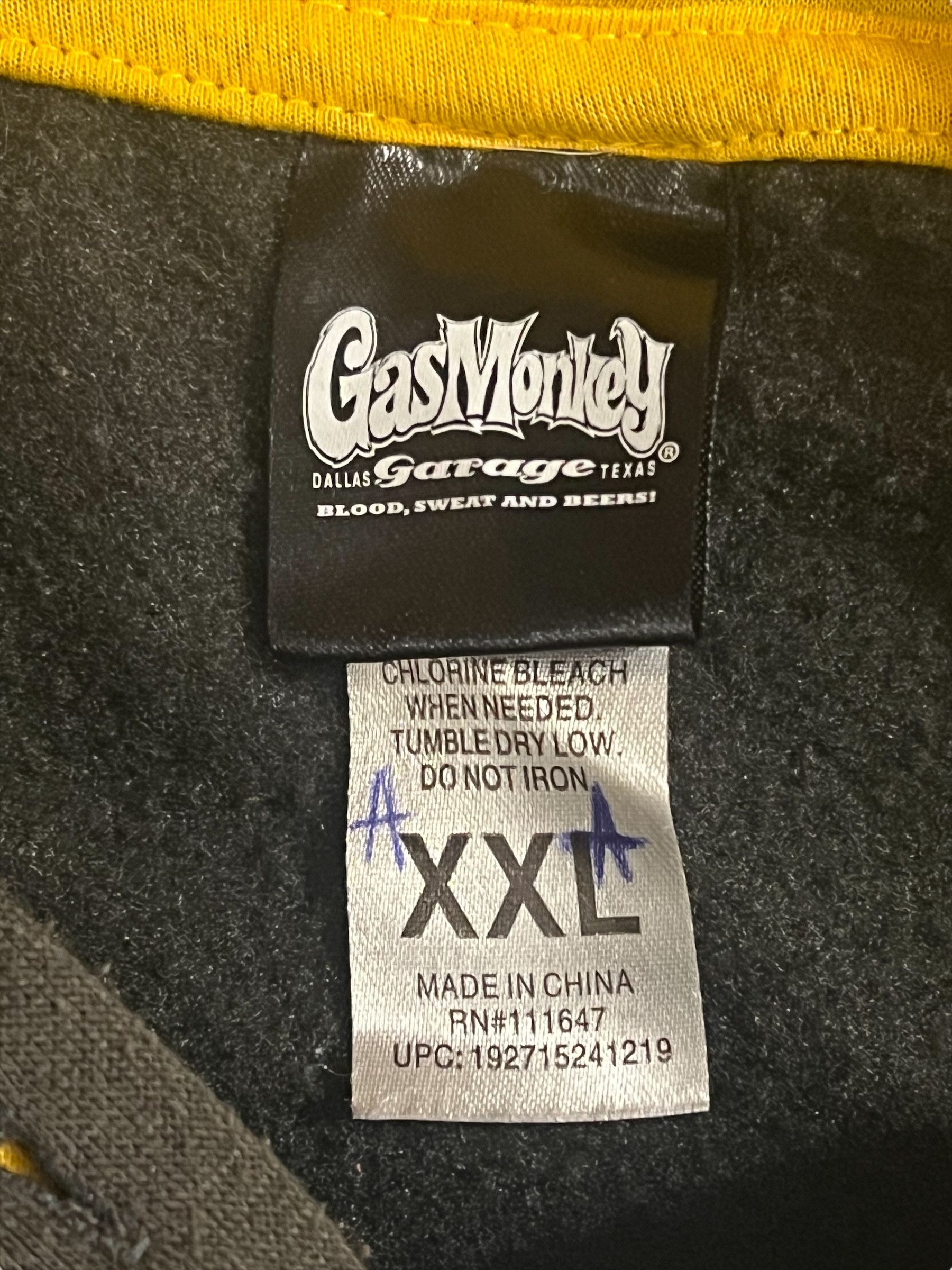 GAS Gas Monkey Garage Dallas Texas Hoodie Yellow Black Size XXL Size US XXL / EU 58 / 5 - 2 Thumbnail