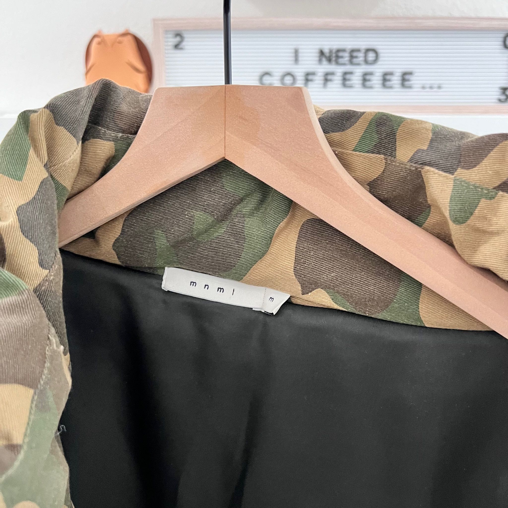 MNML MNML Thick Camo Padded High Collar Cropped Bomber Jacket Size US M / EU 48-50 / 2 - 5 Thumbnail