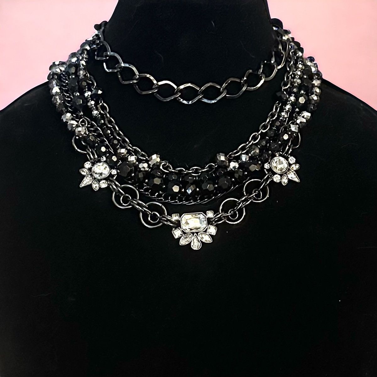 White House Black Market WHBM multi strand layered chain belt/necklace Size ONE SIZE - 2 Thumbnail