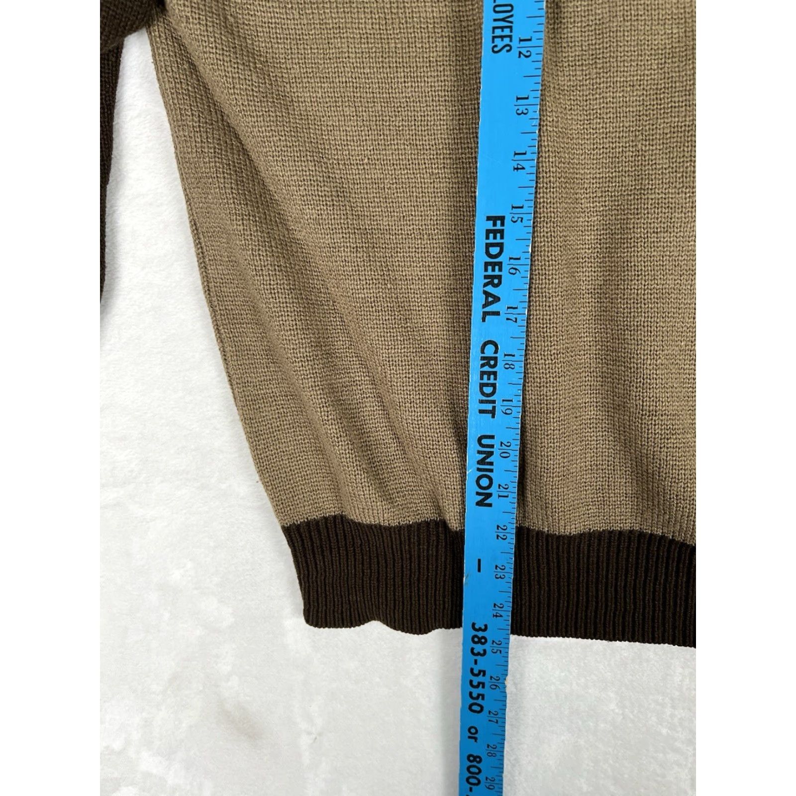Sideout VINTAGE Sideout Full Zip Fleece Knit Sweater XL Brown Grunge 90s Y2K Mens Size US XL / EU 56 / 4 - 4 Thumbnail