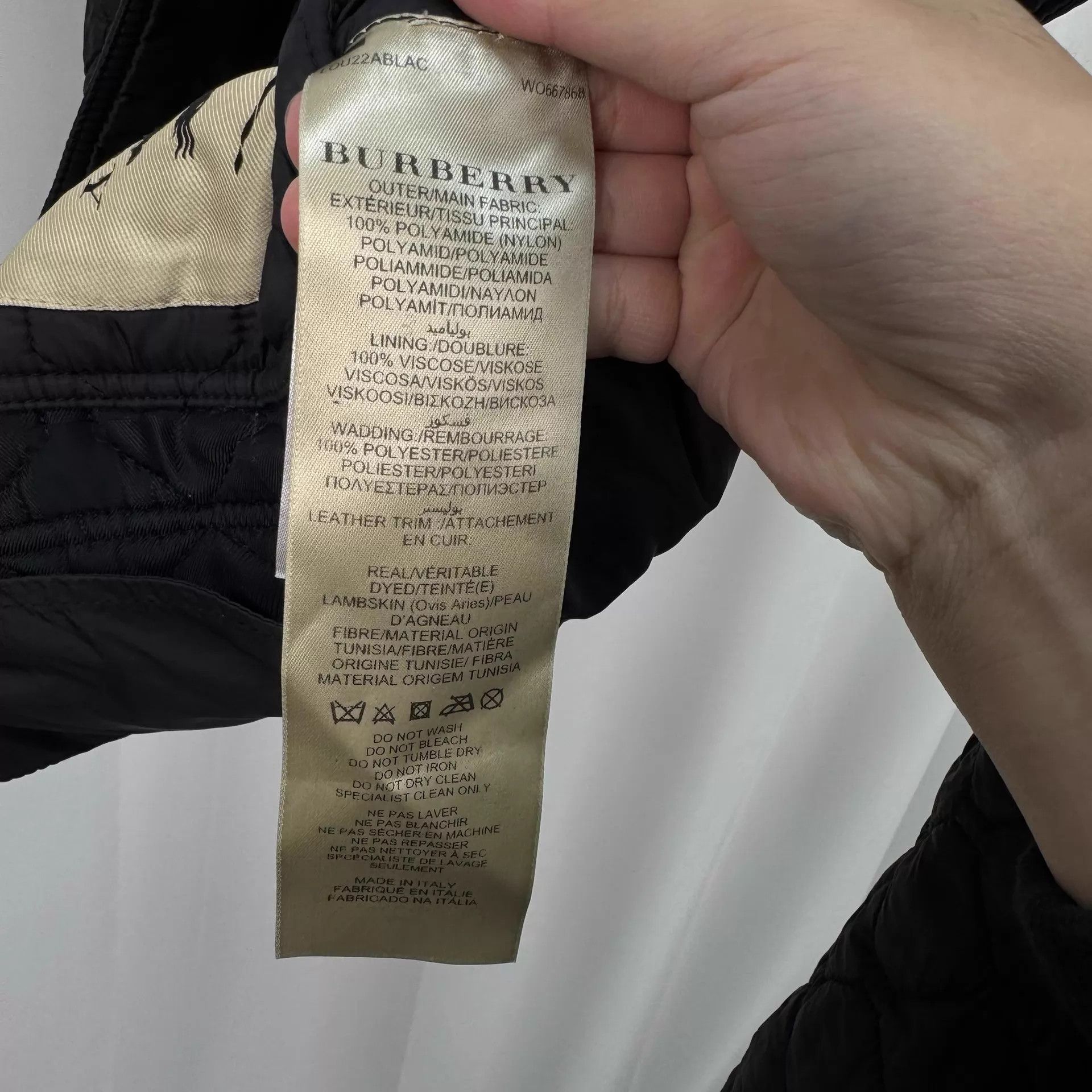 Burberry Burberry quilted leather trim black puffer S mint Size S / US 4 / IT 40 - 6 Thumbnail