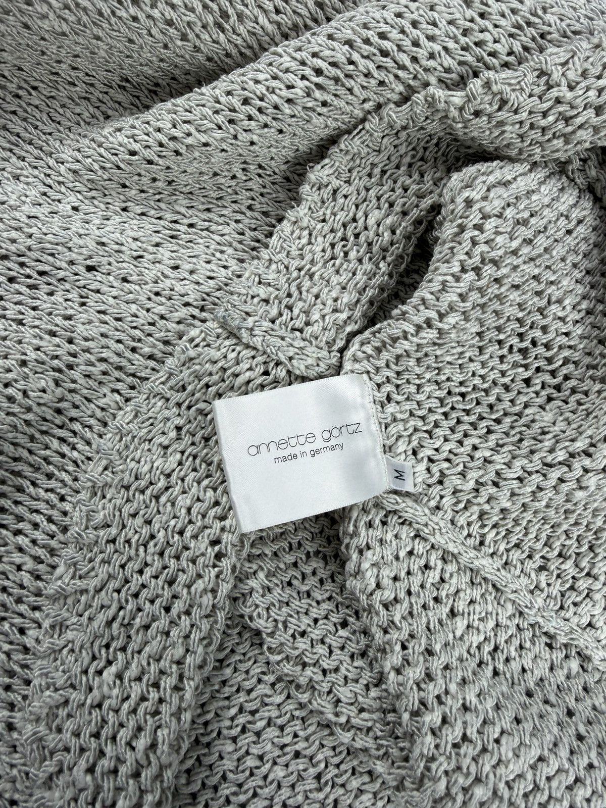 Annette Gortz Annette Gortz Knit Sweater Grey V Neck Size M Size M / US 6-8 / IT 42-44 - 7 Thumbnail
