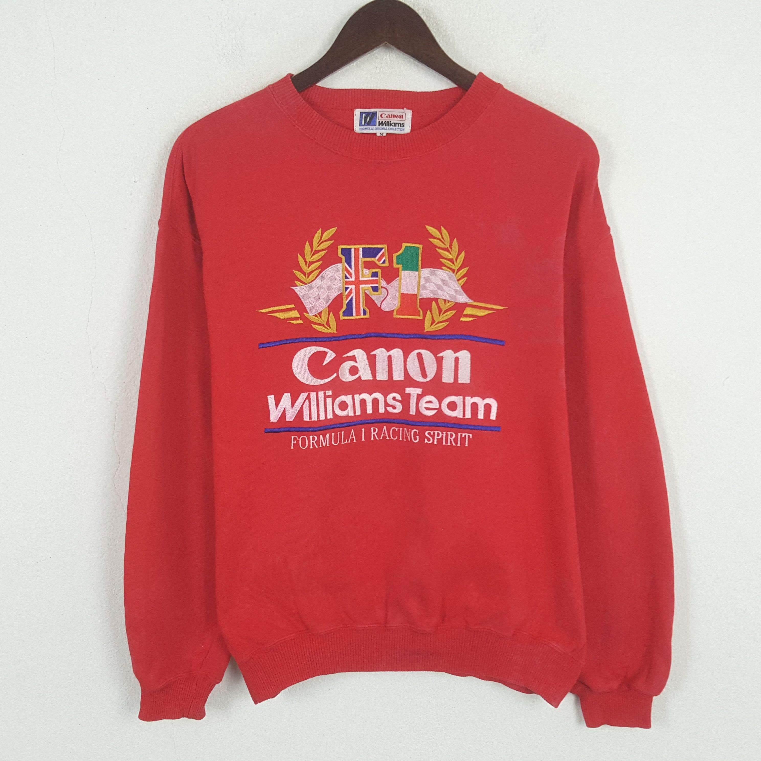 Vintage Vintage Canon William Team Sweatshirt Size US M / EU 48-50 / 2 - 1 Thumbnail