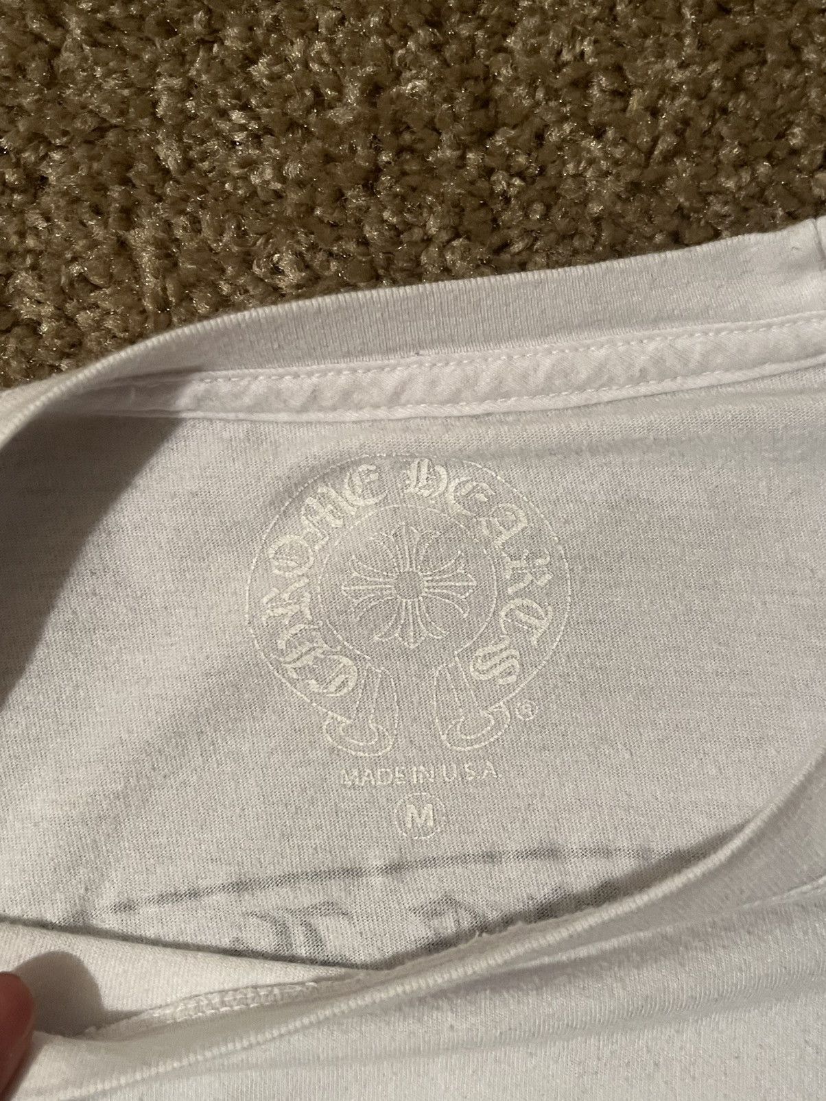 Chrome Hearts Chrome Hearts Scroll Long Sleeve Logo Tee Size US M / EU 48-50 / 2 - 8 Thumbnail