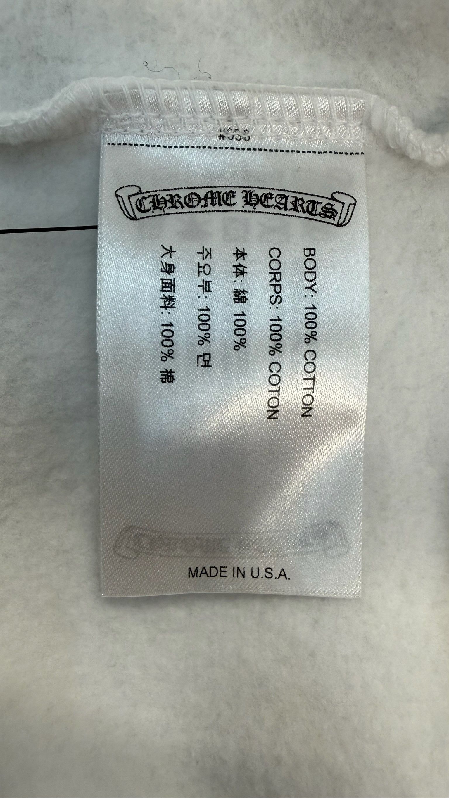 Chrome Hearts Chrome Hearts Miami Exclusive Horseshoe Hoodie 'White' Size US M / EU 48-50 / 2 - 7 Thumbnail